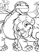 The little dinosaurus Online Coloring